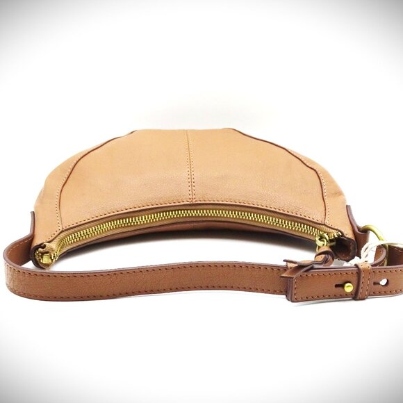 LUCKY BRAND Genuine Honey Tan Color Leather Shouler Bag - Picture 7 of 11